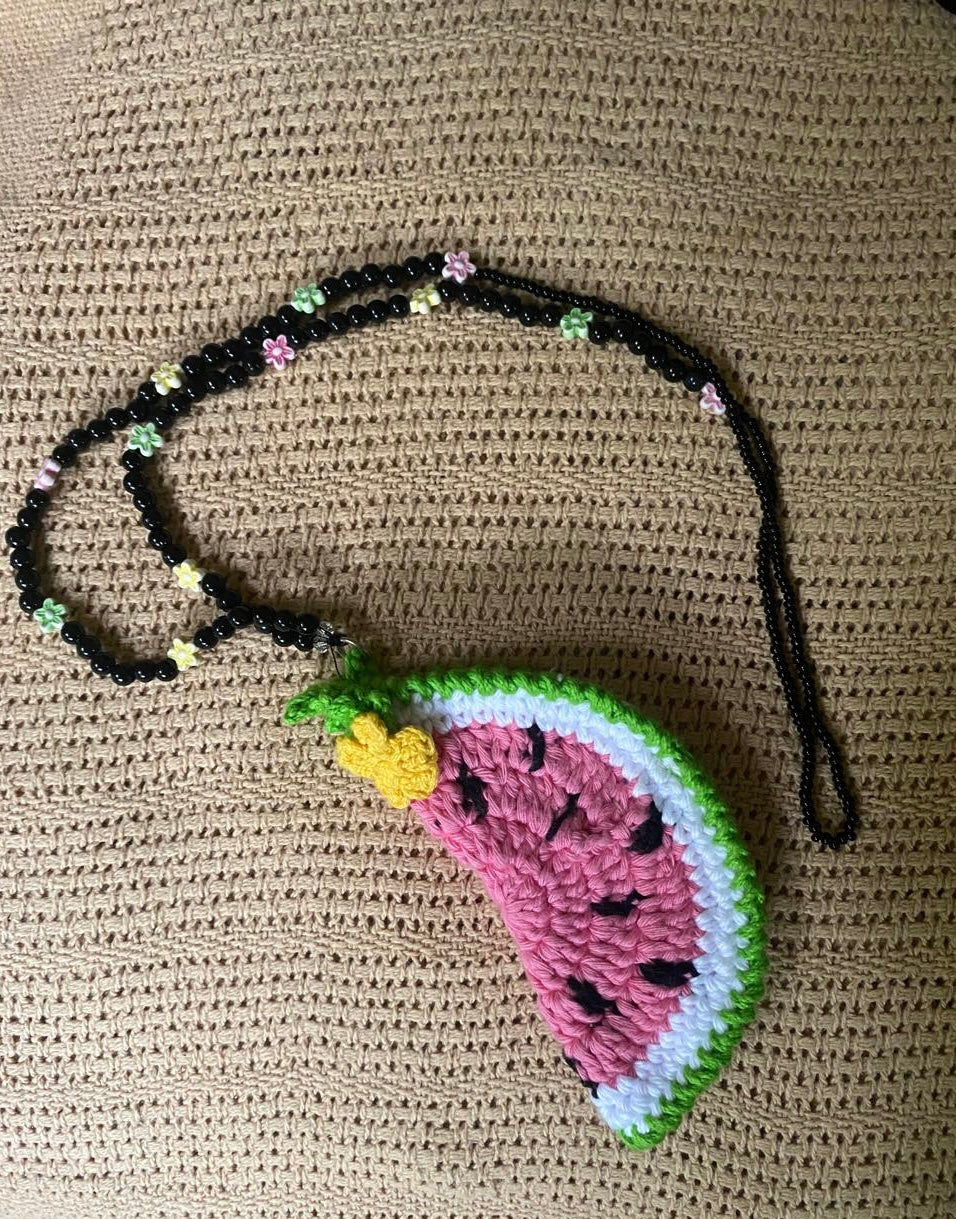 Summer Slice Crochet Glasses Holder
