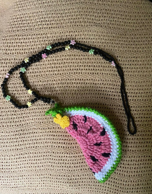 Summer Slice Crochet Glasses Holder