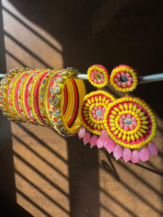 Traditional Bangles & Earrings